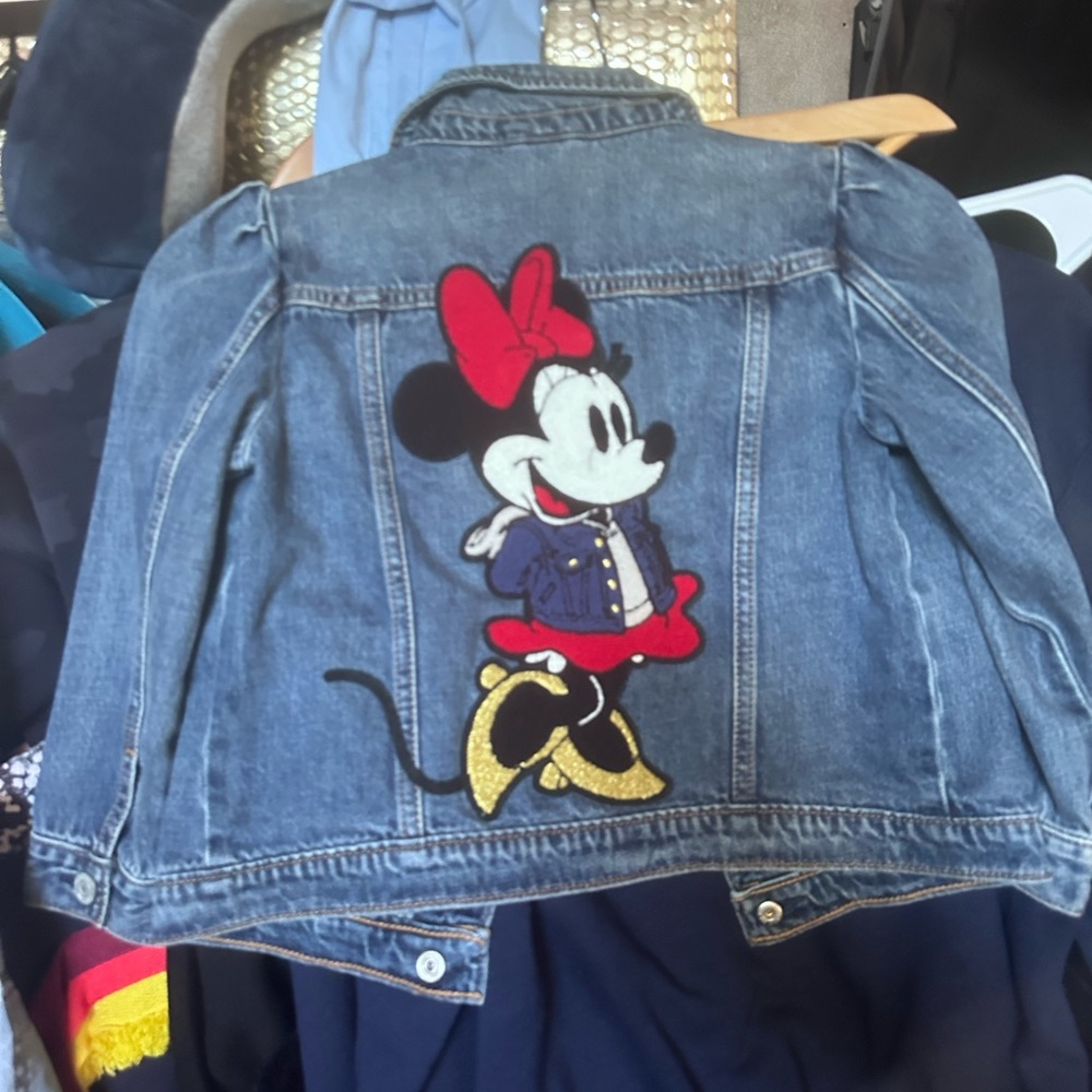Disney Kids Jean Jacket with Minnie Mouse - Blue and Red